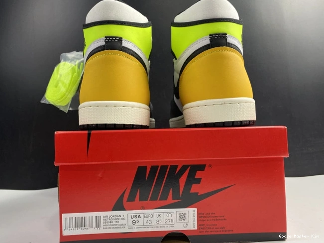 OG RETRO 555088-118 1 AIR 'VOLT JORDAN GOLD' HIGH 0722